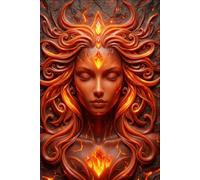 The Fire Goddess Frequency Journal: A Dotted Line Notebook for Passion, Creative Transformation, and Spiritual Will - 124 Pages for Sacred Expression