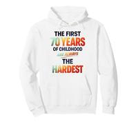 The First 70 Years of Childhood Are Always The Hardest Sudadera con Capucha