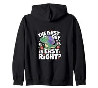 The First Day IS Easy Right Sudadera con Capucha