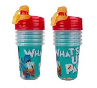 The First Years Take & Toss Disney Mickey Mouse Sippy Cups - Vasos reutilizables para niρos pequeρos con tapas - Paquete de fiesta para niρos con