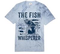 The Fish Whisperer US Flag Funny Fishing Comfort Colors Adult Heavyweight T-Shirt