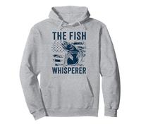 The Fish Whisperer US Flag Funny Fishing Sudadera con Capucha