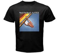 The Fixx Reach The Beach English Rock Band Unisex 100% Cotton Short-Sleeve T-Shirts Black M