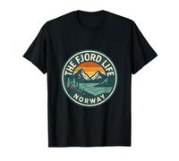 The Fjord Life Noruega Nordic Travel Outdoor Camiseta