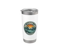 The Fjord Life Noruega Nordic Travel Outdoor Vaso térmico de acero inoxidable de doble pared