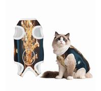 The Flame in The Cup - Traje de recuperación para perros y gatos después de la cirugía, camisa de recuperación de mascotas, mamelucos para perros, traje de recuperación de cirugía para mascotas