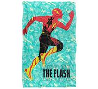 The Flash Batman Supergirl Silhouette Manta súper Suave con Tacto Sedoso - 91 x 147 cm