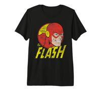 The Flash Big Face Circle Camiseta Premium