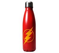 THE FLASH DC Comics - Botella de agua de metal (500 ml), reutilizable, botella de agua fría