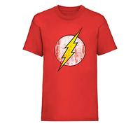 The Flash DC Flash-t-Shirt Red-Logo XXL, Multicolor, como en la descripción Hombre