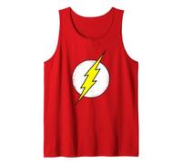 The Flash Distressed Logo Camiseta sin Mangas