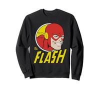 The Flash Logo Comic Hero Circle Rojo Amarillo Velocidad Sudadera