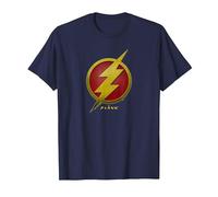 The Flash Movie Flash Symbol Camiseta, Hombre, Azul Marino, S