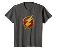 The Flash Movie Flash Symbol Camiseta, Niños, Asfalto, 12 años