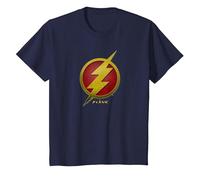 The Flash Movie Flash Symbol Camiseta, Niños, Azul Marino, 6 años