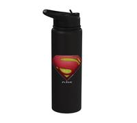 The Flash Movie Supergirl Logo Stainless Steel Insulated Water Bottle