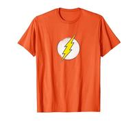 The Flash Rough Flash Logo Camiseta, Hombre, Naranja, 3XL