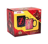 The Flash Taza - Color Change Heat Reveal - DC Comics - 400 ml - Taza de trabajo - Regalo