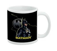 The Flash - Taza de café de cerámica de Batman, tazas de regalo novedosas para café, té y bebidas calientes, 11 onzas, color blanco