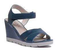 The Flexx Lote Apagado Mujer Cuero Tiras Sandalias de Cuña Talla UK 3-8