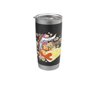 The Flintstones Coming Through Vaso térmico de acero inoxidable de doble pared