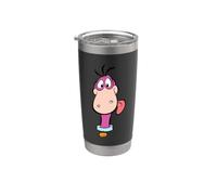 The Flintstones Dino Face Vaso térmico de acero inoxidable de doble pared