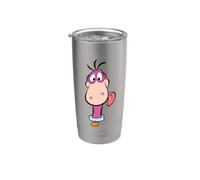 The Flintstones Dino Face Vaso térmico de acero inoxidable de doble pared