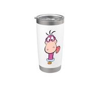 The Flintstones Dino Headshot Vaso térmico de acero inoxidable de doble pared
