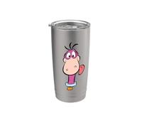 The Flintstones Dino Headshot Vaso térmico de acero inoxidable de doble pared