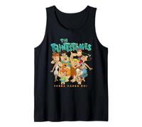 The Flintstones Family and House Background Camiseta sin Mangas