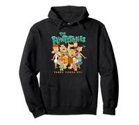 The Flintstones Family and House Background Sudadera con Capucha