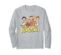 The Flintstones Family and Logo Manga Larga