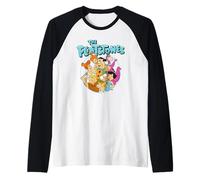 The Flintstones Family Circle Camiseta Manga Raglan