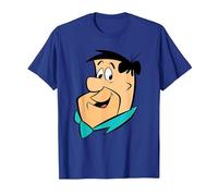 The Flintstones Fred Face Camiseta, Hombre, Azul Real, M