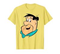 The Flintstones Fred Face Camiseta, Hombre, Limón, XXL