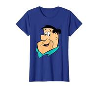 The Flintstones Fred Face Camiseta, Mujer, Azul Real, 3XL
