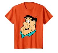 The Flintstones Fred Face Camiseta, Niños, Naranja, 2 años