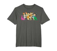 The Flintstones Fred Wilma Barney Group Photo Camiseta, Hombre Tallas Grandes, Asfalto, 2X Alto
