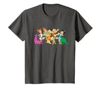 The Flintstones Fred Wilma Barney Group Photo Camiseta, Niños, Asfalto, 2 años