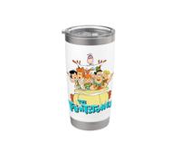 The Flintstones Vintage Ride On Vaso térmico de acero inoxidable de doble pared