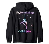 The Floor Will Catch You, Regalos Divertidos para Mujer aerialist Sudadera con Capucha