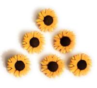 The Flowers Collection by Dress It Up Buttons and Embellishments - 6 piezas - Girasoles