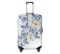 The Flying-Up Butterflies - Fundas protectoras elásticas para equipaje de 18 a 32 pulgadas, Black, S