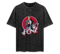 The Fonz Fonzie Happy Days Cool Retro TV Show Mens T-Shirt Unisex Black Top tee S