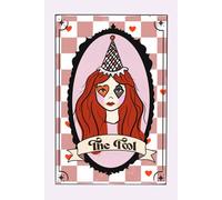 The Fool Tarot Notebook, Mystical Tarot-Inspired Journal, 6 x 9 Lined Notebook, 200 Pages: A whimsical Valentine tarot-themed notebook inspired by The Fool card