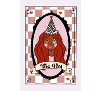 The Fool Tarot Notebook, Mystical Tarot-Inspired Journal, 6 x 9 Lined Notebook, 200 Pages: A whimsical Valentine tarot-themed notebook inspired by The Fool card