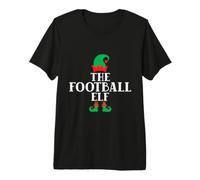 The Football Elf Matching Family Christmas Elf Camiseta Premium