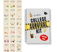 The 'For When..' Libro de tarjetas de regalo del kit de supervivencia universitaria, organizador de folletos de supervivencia universitaria 2026 para salir de casa, libro para titulares (1Pcs)