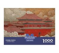 The Forbidden City 1000 Pcs Stabiler Karton Puzzle Forbidden City Lebendige Bilder Kreatives Spiel Puzzles Als Geburtstagsgeschenke 70x50cm/1000pcs