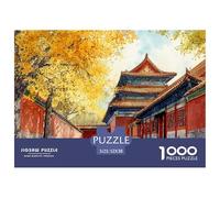 The Forbidden City 1000 Stück Stabiler Karton Puzzle Forbidden City Lebendige Bilder Familienspiel Puzzles Für Erwachsene Und Kinder 52x38cm/1000pcs